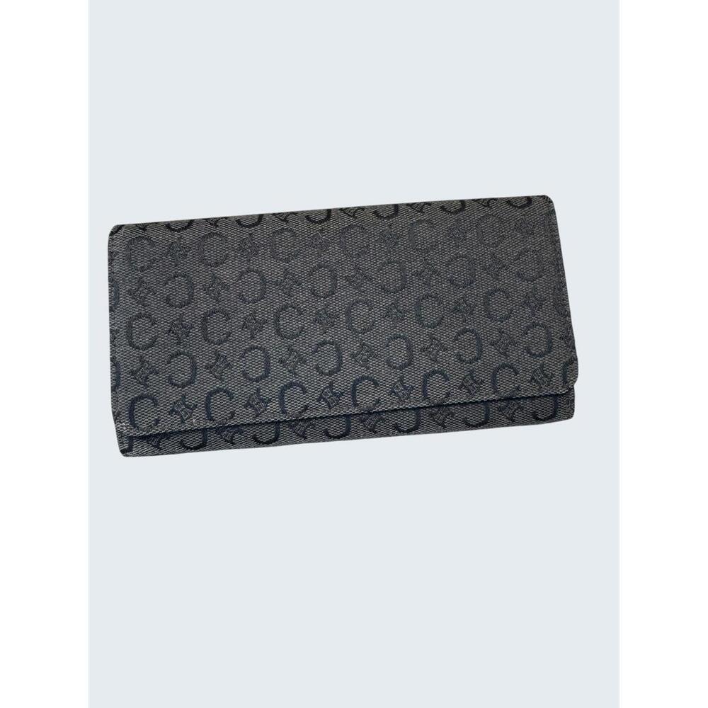 Vintage Celine Macadam Canvas Continental Wallet – Brown